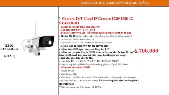 Camera ebitcam chinh hang