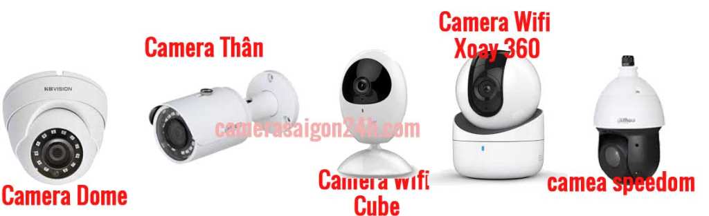 phân loại camera giám sát theo thiết kế