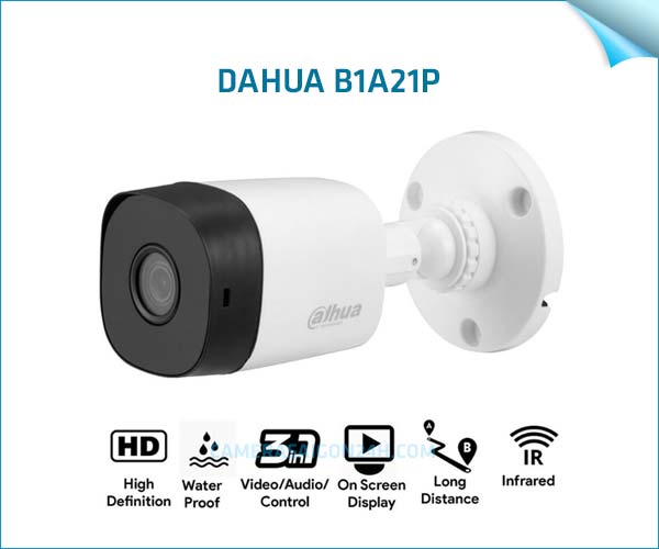 lắp camera thân dahua dh-b1a21p cho văn phòng giá rẻ