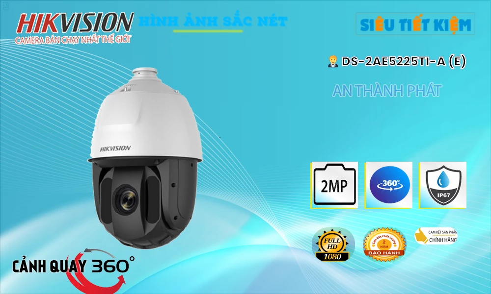 Camera Speed Dome Hikvision DS-2AE5225TI-A(E)