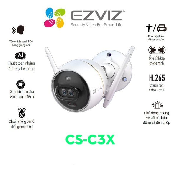 lắp camera wifi ezviz C3,camera wifi ezviz C3,Camera IP Wifi Ezviz C3X,lắp camera ezviz c3x,camera wif ezviz c3x chính hãng,Camera Wifi EZVIZ Ngoài Trời C3X,Camera không dây ngoài trời EZVIZ C3X,Ezviz C3X 1080P