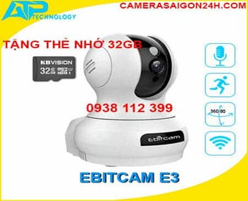 Lắp đặt camera tân phú Lắp Camera Wifi Ebitcam 360 E3
