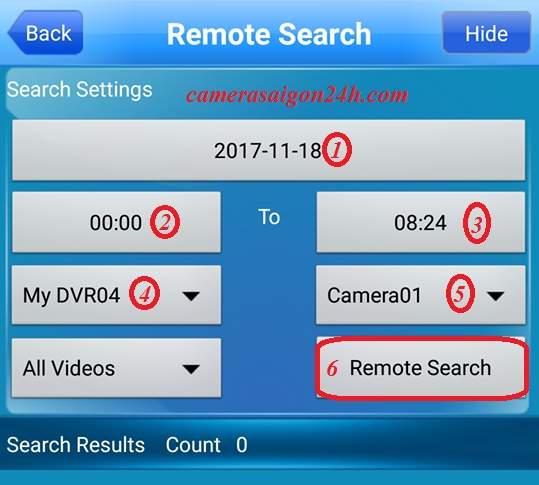 hướng dẫn xem lai camera giám sát dùng phần mềm vMEyeSuper và CMS