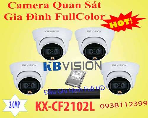 bộ camera full color kx-cf2102l chính hãng giá rẻ độ phân giải 2.0 MP