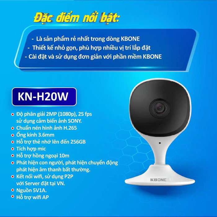 lap camera wifi kbone kn-h20w