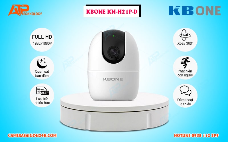 Camera wifi trong nhà Kbone KN-H21P-D