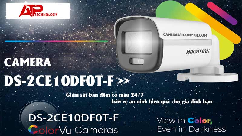 lắp camera full color hikvision giá rẻ ds-2ce10df0t-f
