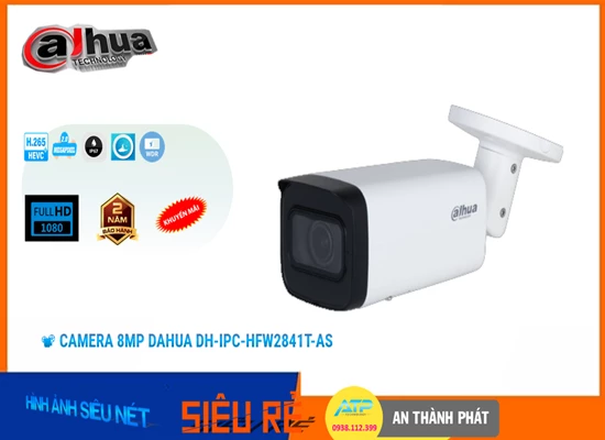 Lắp đặt camera ✔️ DH-IPC-HFW2841T-AS Camera Thiết kế Đẹp Dahua