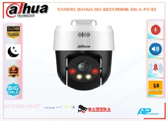 Camera Dahua 360 DH-SD2A200-GN-A-PV, camera 360  DH-SD2A200-GN-A-PV, lắp camera dahua  DH-SD2A200-GN-A-PV, camera dahua giá rẻ  DH-SD2A200-GN-A-PV,  DH SD2A200 GN A PV