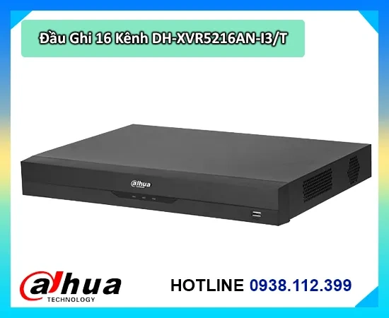 DH-XVR5216AN-I3/T,Giá giá sỉ DH-XVR5216AN-I3/T,DH-XVR5216AN-I3/T Giá Khuyến Mãi,Bán giá rẻ DH-XVR5216AN-I3/T Dahua ,Bán Sỉ DH-XVR5216AN-I3/T, đầu ghi dahua DH-XVR5216AN-I3/T, đầu ghi giá rẻ DH-XVR5216AN-I3/T, đầu ghi chất lượng cao DH-XVR5216AN-I3/T, đầu g hi analog DH-XVR5216AN-I3/T