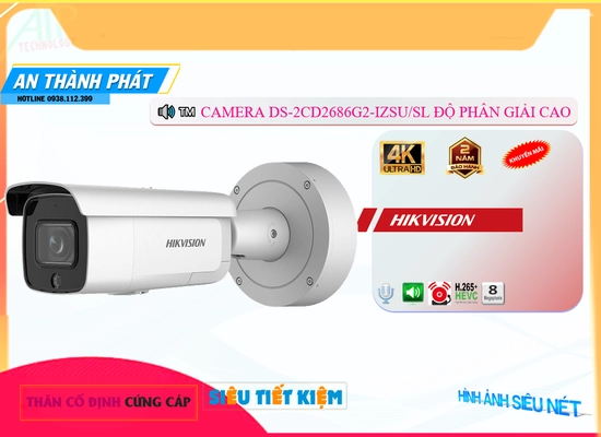 Lắp đặt camera Camera HD IP DS-2CD2686G2-IZSU/SL Đang giảm giá