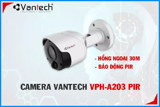 VPH-A203 PIR, Vantech VPH-A203 PIR, Camera Vantech VPH-A203 PIR, Camera quan sát Vantech VPH-A203 PIR, Camera VPH-A203 PIR