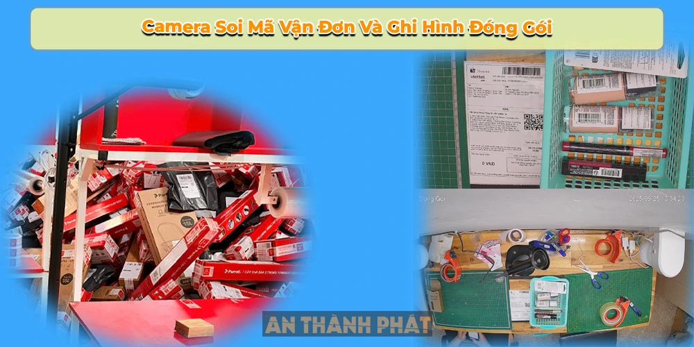 camera soi mã vận đơn và ghi hình đóng gói, camera giám sát đóng hàng, camera quay quy trình đóng gói, camera kiểm tra mã vận đơn, camera đọc mã đơn hàng tự động, camera lưu trữ video đóng hàng, camera quan sát nhân viên đóng gói, camera kiểm soát sai sót đơn hàng, camera giám sát kho hàng, camera theo dõi quy trình soạn hàng, camera ghi hình mã vận đơn,