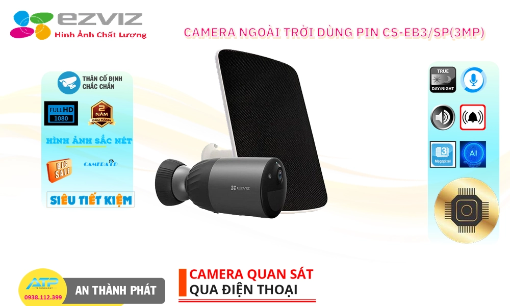 Camera Không Dây CS-EB3/SP(3MP) Chi phí phù hợp