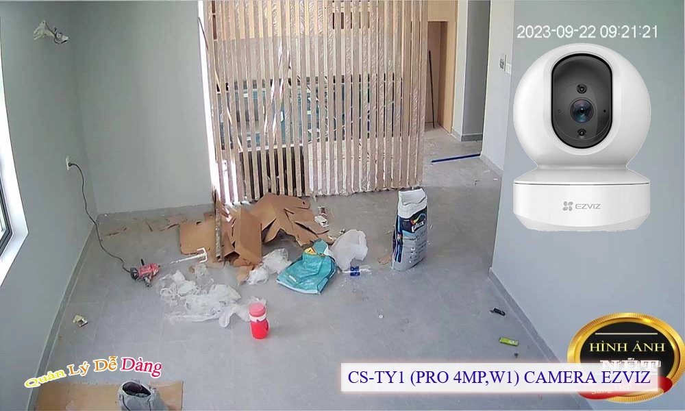 Wifi Không Dây CS-TY1 (Pro 4MP,W1) Hình Ảnh Đẹp Wifi Ezviz