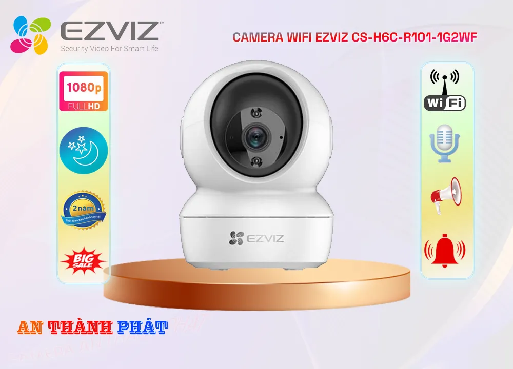giới thiệu camera wifi Ezviz CS-H6c-R101-1G2WF