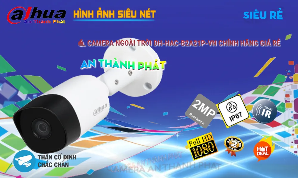 Camera DH-HAC-B2A21P-VN Dahua