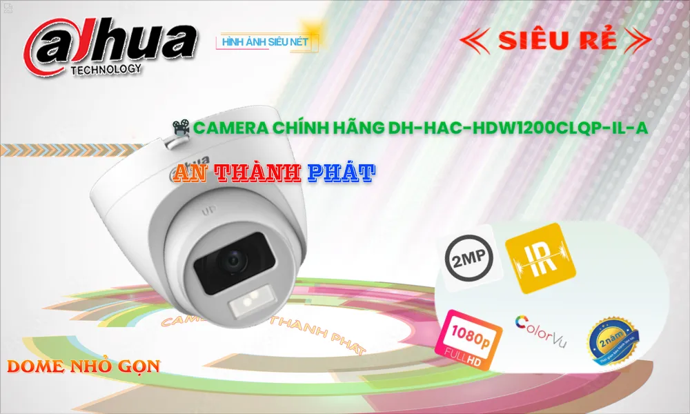 Camera DH-HAC-HDW1200CLQP-IL-A Dahua ❂ Camera DH-HAC-HDW1200CLQP-IL-A Dahua ❂