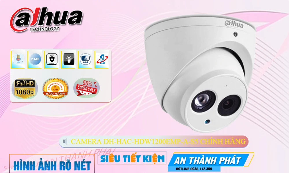 Camera DH-HAC-HDW1200EMP-A-S5 Công Nghệ Mới