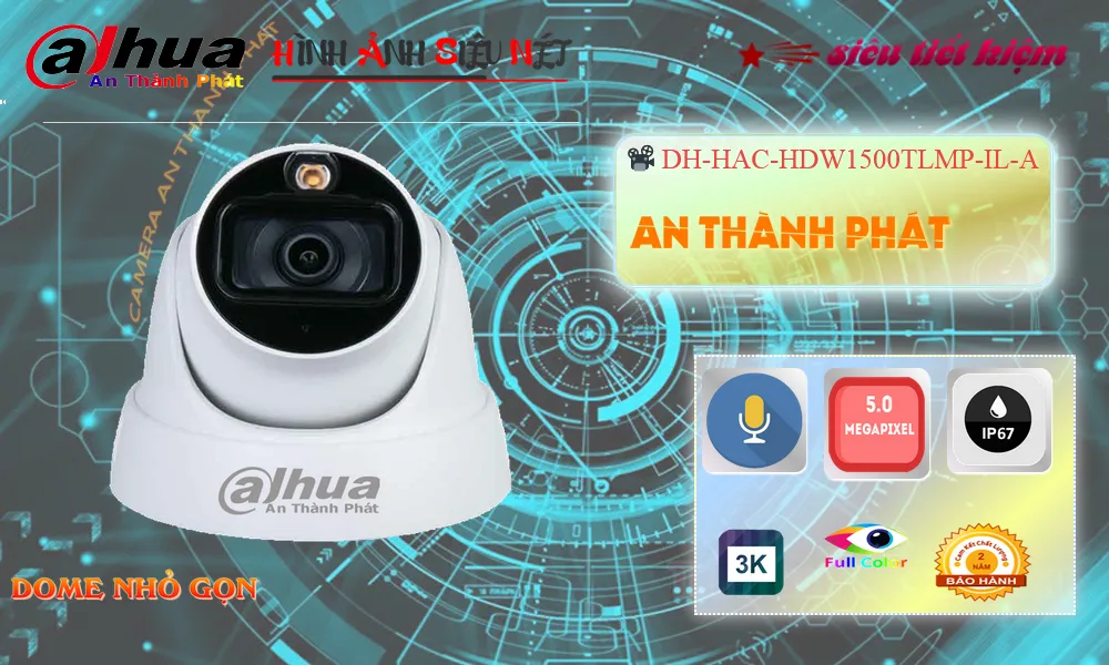 Camera Dahua DH-HAC-HDW1500TLMP-IL-A
