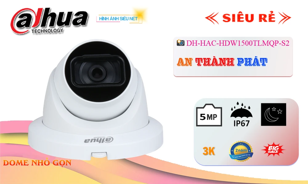 DH-HAC-HDW1500TLMQP-S2 Camera Chất Lượng Dahua DH-HAC-HDW1500TLMQP-S2 Camera Chất Lượng Dahua