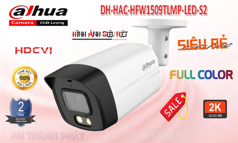 DH-HAC-HFW1509TLMP-LED-S2 camera có màu ban đêm chất lượng