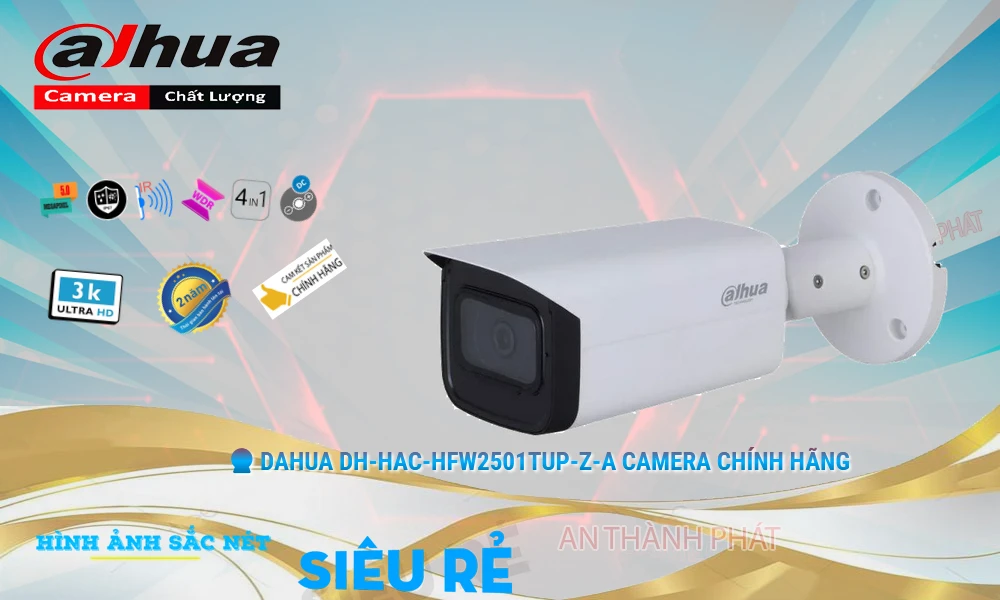 Camera  Dahua DH-HAC-HFW2501TUP-Z-A Giá rẻ ✽