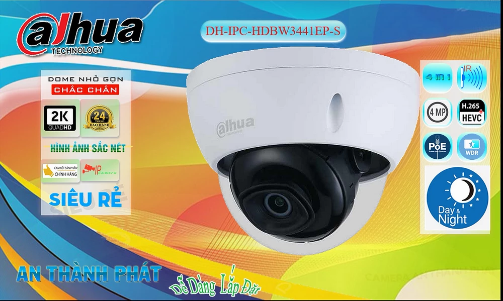 Camera DH-IPC-HDBW3441EP-S Giá rẻ
