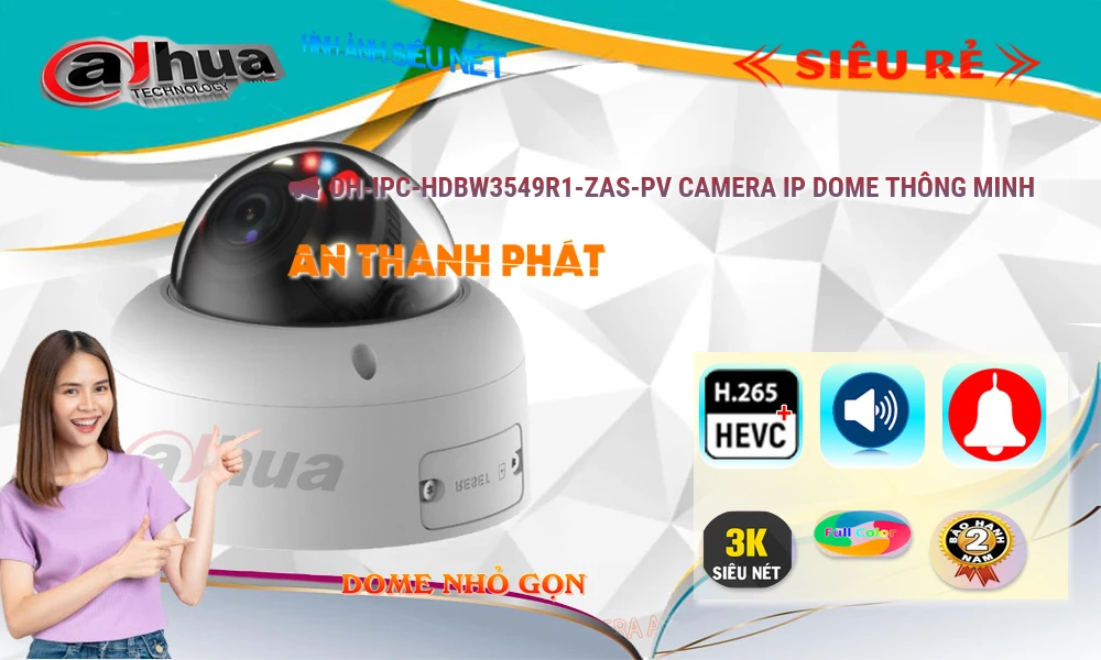 DH-IPC-HDBW3549R1-ZAS-PV Camera Dahua DH-IPC-HDBW3549R1-ZAS-PV Camera Dahua