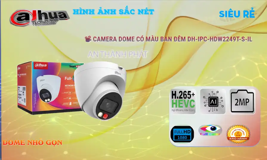 Camera DH-IPC-HDW2249T-S-IL Dahua Camera DH-IPC-HDW2249T-S-IL Dahua