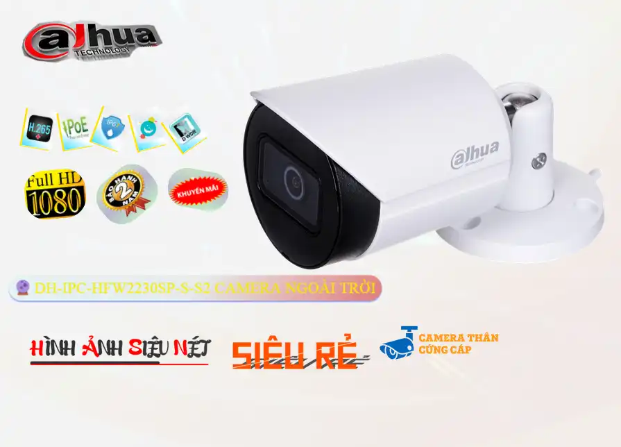 DH-IPC-HFW2230SP-S-S2 Camera Giám Sát Giá rẻ