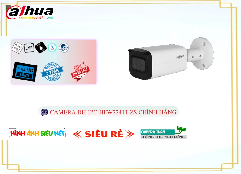 Camera Dahua DH-IPC-HFW2241T-ZS Camera Dahua DH-IPC-HFW2241T-ZS