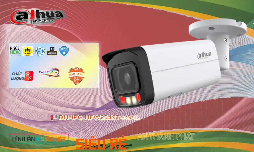 DH-IPC-HFW2449T-AS-IL Camera Dahua ✪ DH-IPC-HFW2449T-AS-IL Camera Dahua ✪