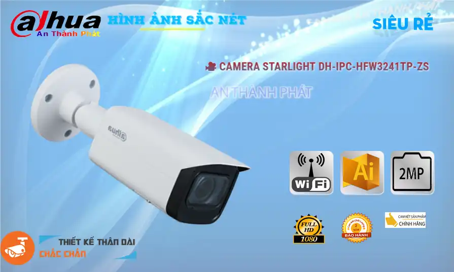 Camera Dahua DH-IPC-HFW3241TP-ZS Tiết Kiệm Camera Dahua DH-IPC-HFW3241TP-ZS Tiết Kiệm