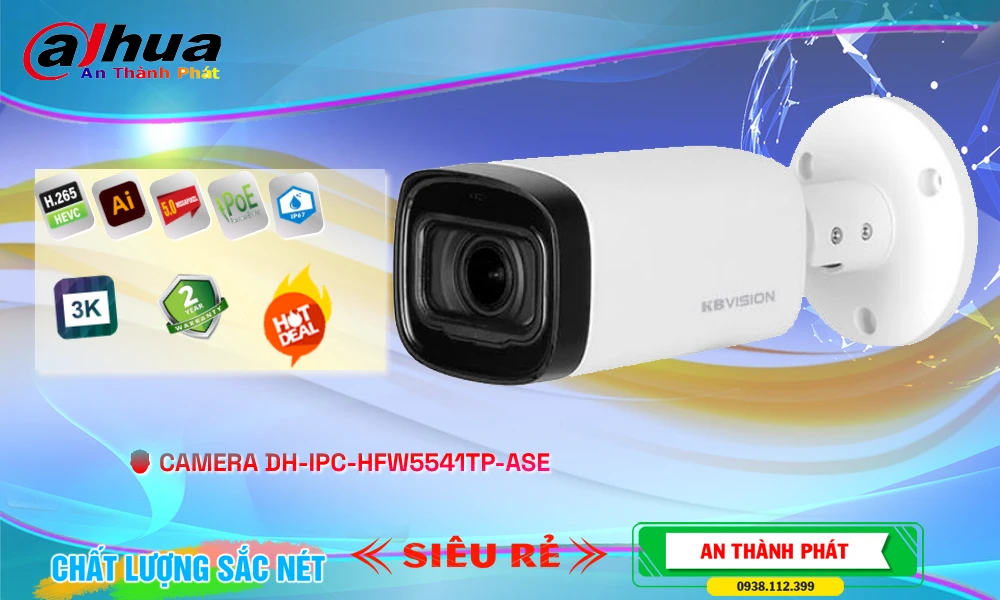 ✅ Camera Dahua Thiết kế Đẹp DH-IPC-HFW5541TP-ASE ✅ Camera Dahua Thiết kế Đẹp DH-IPC-HFW5541TP-ASE