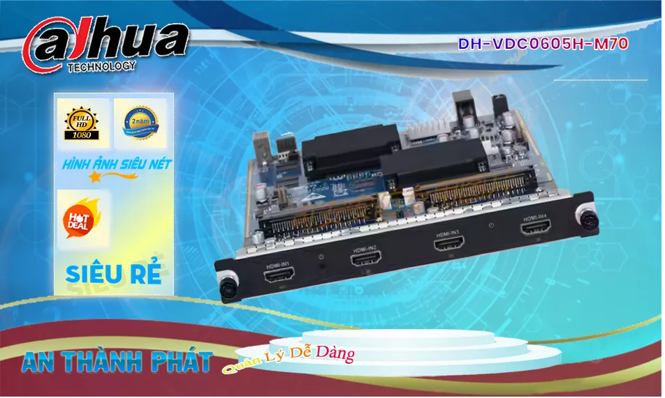 DH-VDC0605H-M70Thiết Bị Ghi Hình Thiết kế Đẹp Dahua
