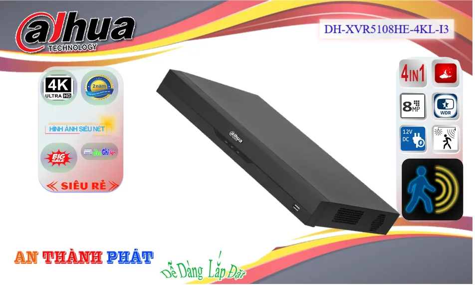 Đầu Ghi Dahua DH-XVR5108HE-4KL-I3