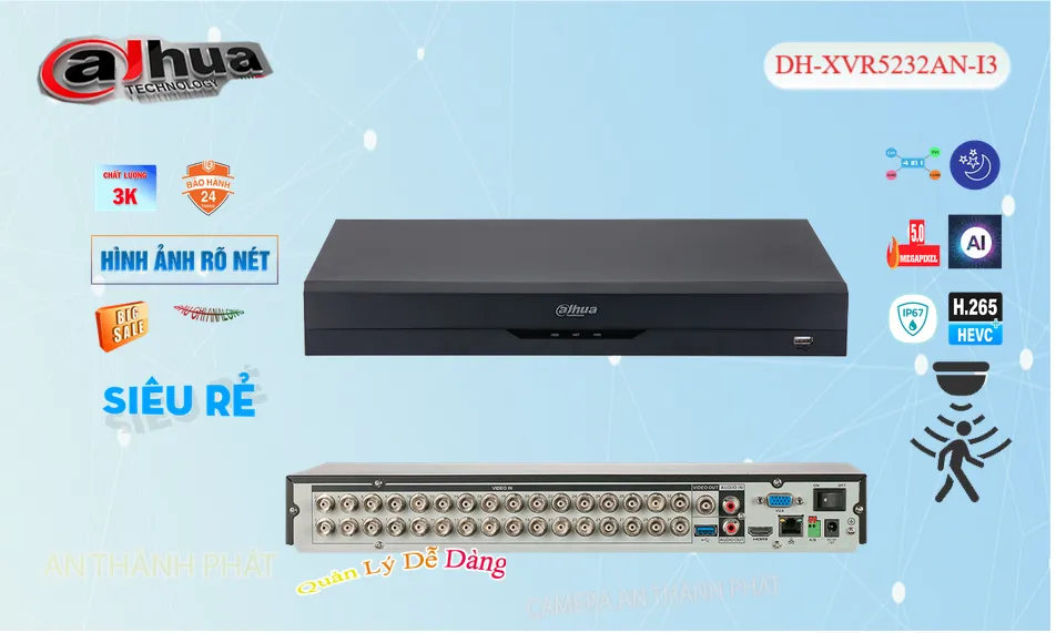 Đầu Ghi Dahua DH-XVR5232AN-I3 Đầu Ghi Dahua DH-XVR5232AN-I3