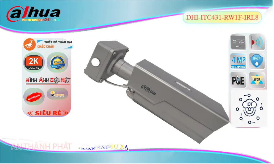 Camera An Ninh Dahua DHI-ITC431-RW1F-IRL8 Chi phí phù hợp Camera An Ninh Dahua DHI-ITC431-RW1F-IRL8 Chi phí phù hợp