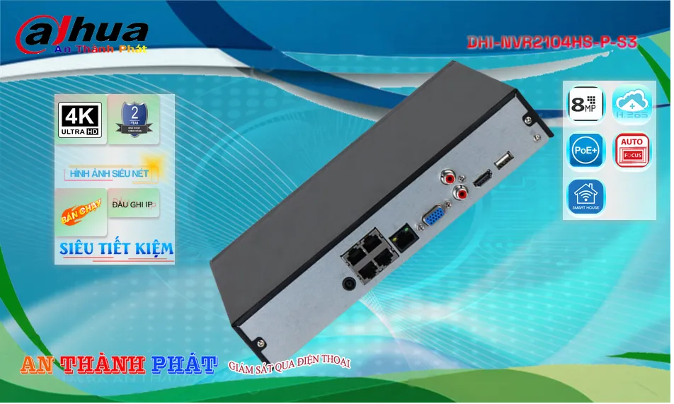 Dahua DHI-NVR2104HS-P-S3 Hình Ảnh Đẹp Dahua DHI-NVR2104HS-P-S3 Hình Ảnh Đẹp