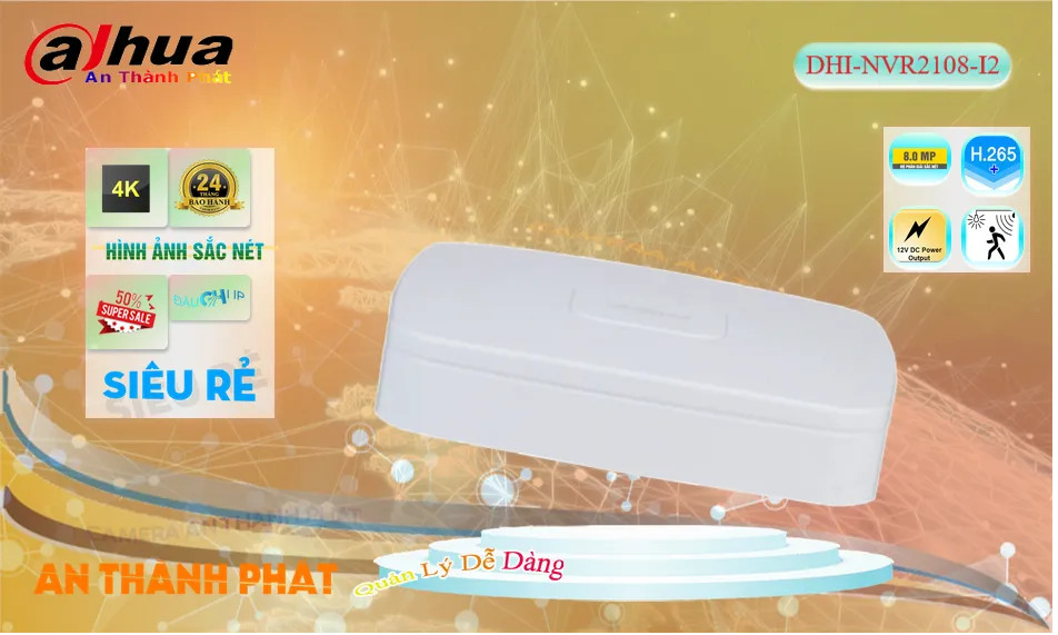 Đầu Ghi Camera DHI-NVR2108-I2 Dahua Chất Lượng Đầu Ghi Camera DHI-NVR2108-I2 Dahua Chất Lượng