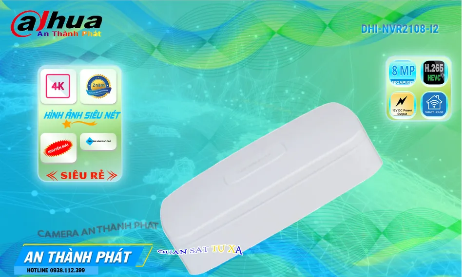 Đầu Ghi Camera DHI-NVR2108-I2 Dahua Chất Lượng Đầu Ghi Camera DHI-NVR2108-I2 Dahua Chất Lượng