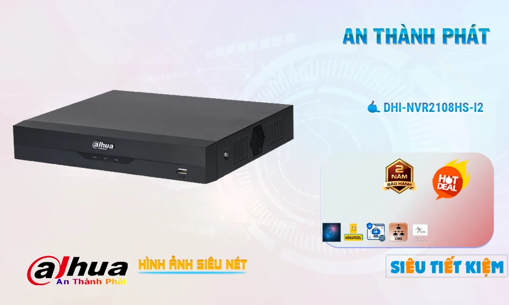 Đầu Ghi Camera DHI-NVR2108HS-I2 Dahua Chất Lượng Đầu Ghi Camera DHI-NVR2108HS-I2 Dahua Chất Lượng