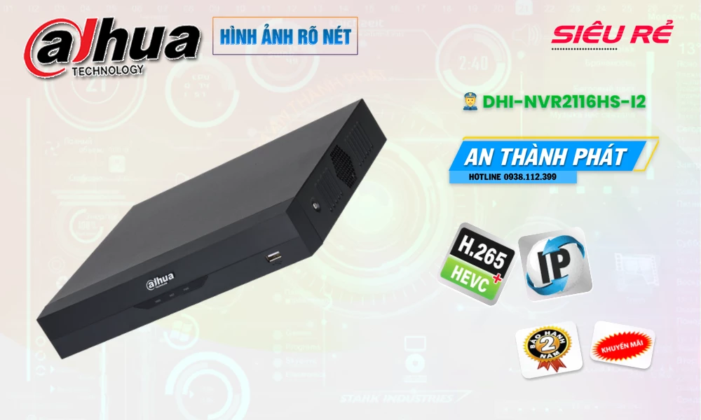 Đầu Thu KTS Dahua DHI-NVR2116HS-I2 Đầu Thu KTS Dahua DHI-NVR2116HS-I2