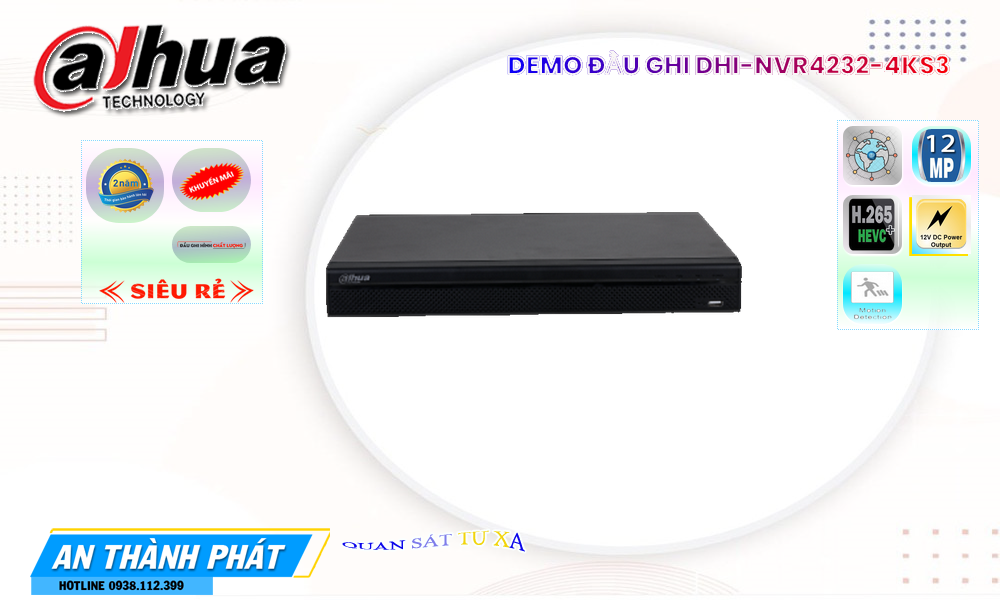 ❂  Đầu Ghi Dahua Giá rẻ DHI-NVR4232-4KS3
