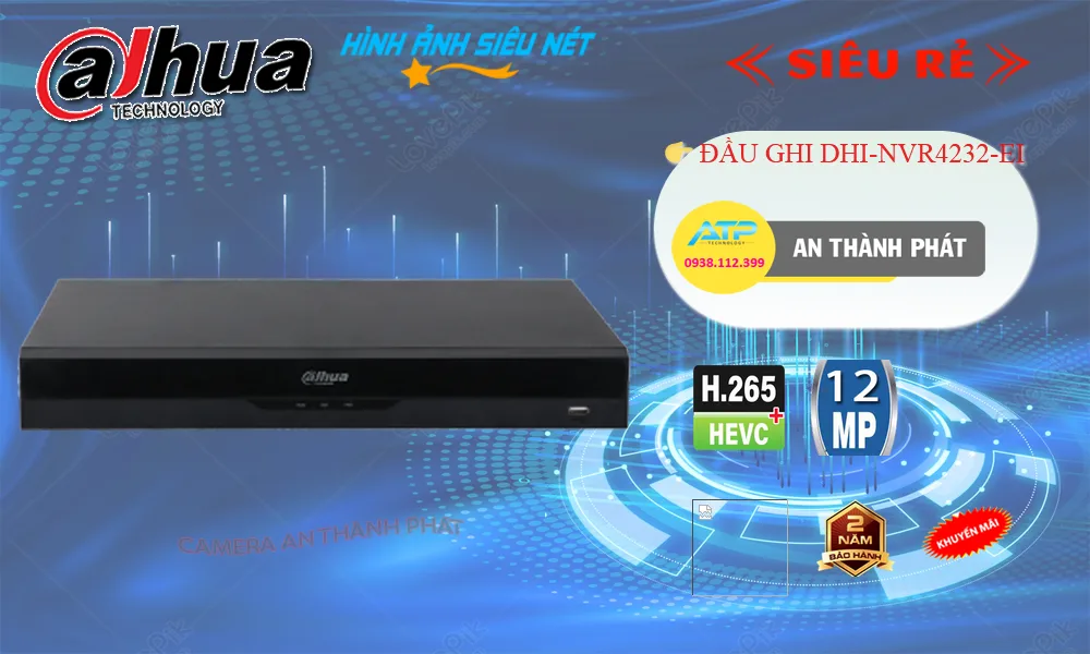 DHI-NVR4232-EI Đầu ghi Camera Dahua Giá rẻ DHI-NVR4232-EI Đầu ghi Camera Dahua Giá rẻ