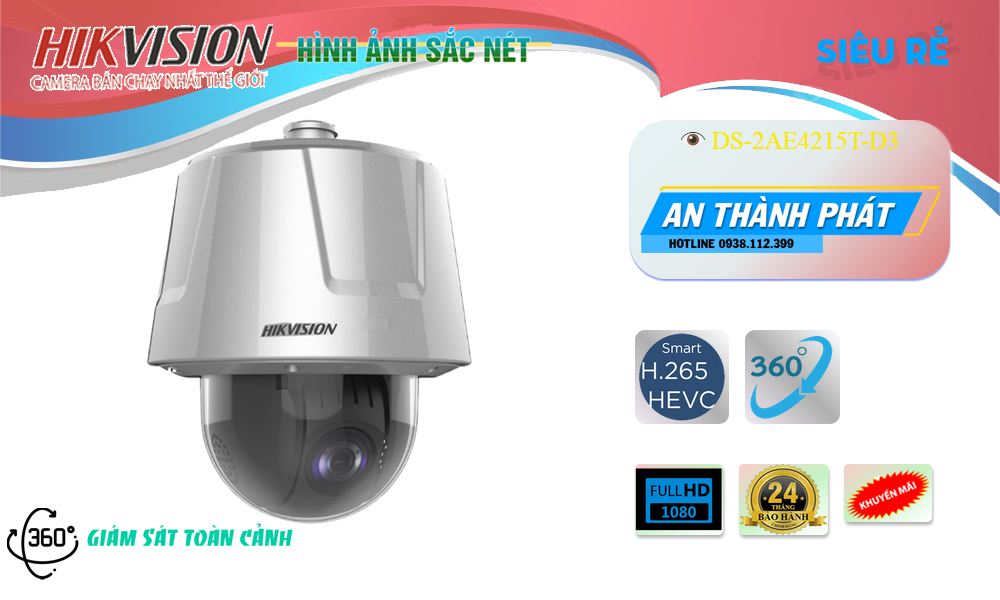 Camera DS-2AE4215T-D3 Hikvision Chất Lượng Camera DS-2AE4215T-D3 Hikvision Chất Lượng