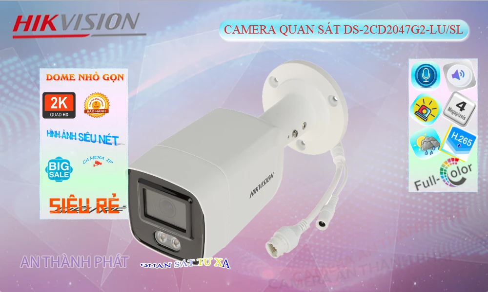 Hikvision DS-2CD2047G2-LU/SL Sắc Nét Hikvision DS-2CD2047G2-LU/SL Sắc Nét