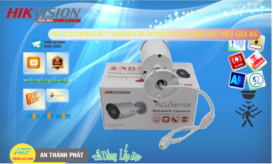DS-2CD2063G2-IU Camera Hikvision