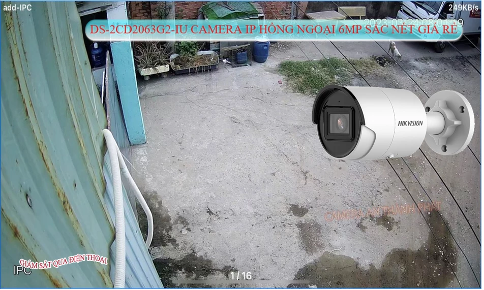 DS-2CD2063G2-IU Camera Hikvision